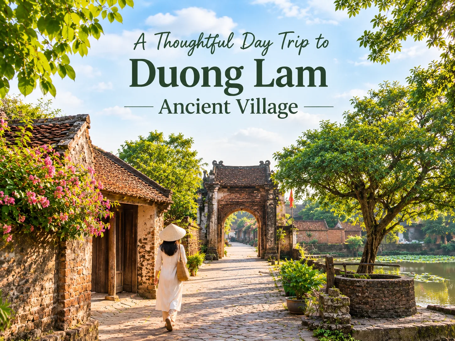 A Thoughtful Day Trip to Duong Lam Ancient Village